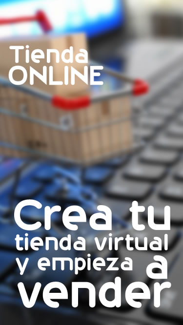 Tienda Online. Crea tu tienda virtual y empieza a vender.
